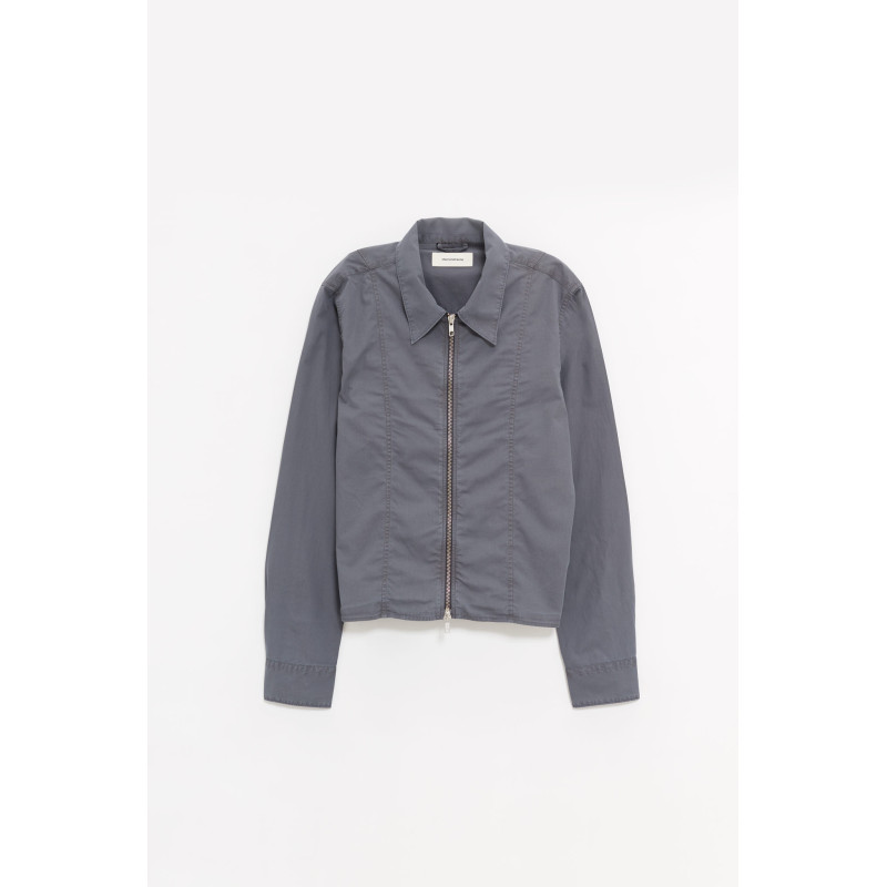 MFPEN WASHED GRAPHITE READERS ZIP SHIRT